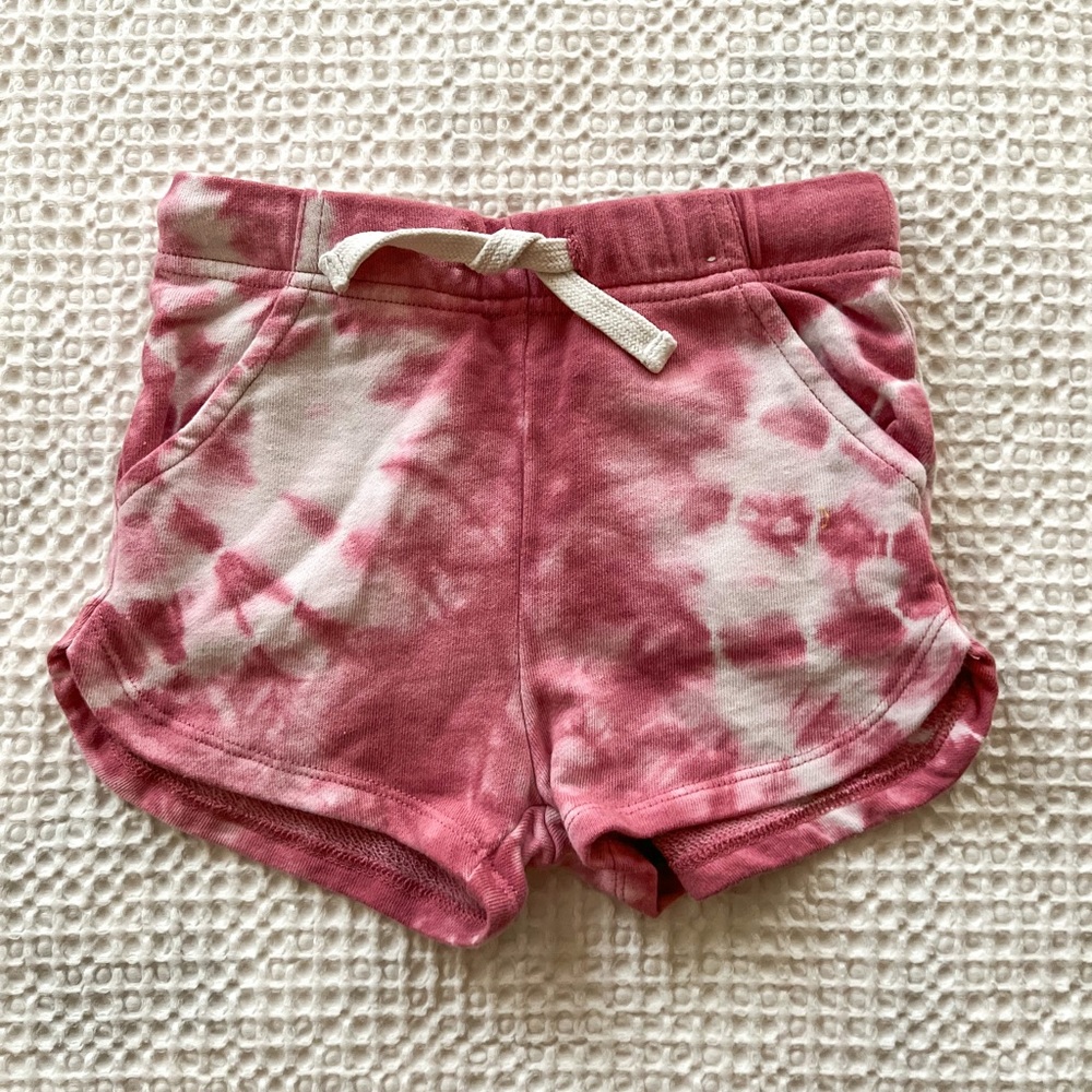 Cotton On Kids Pink Tie Dye Shorts